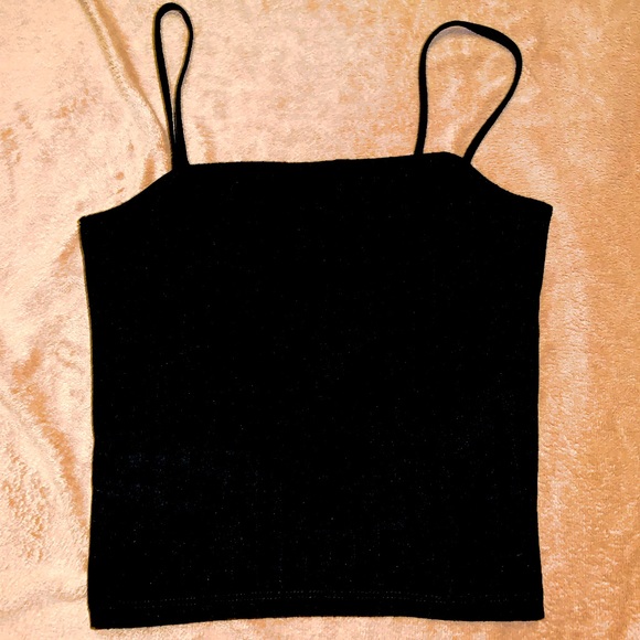 Black Mini Tank Top-Goes with Floral Cape- Bundle for Discount! - Picture 1 of 5